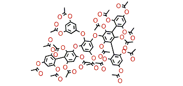 Difucofucotriphlorethol A octadecaacetate